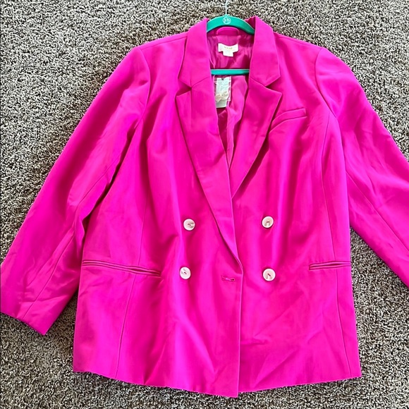 Anthropologie Jackets & Blazers - Anthropology Maeve by Anthropologie Pink Blazer Size 20w